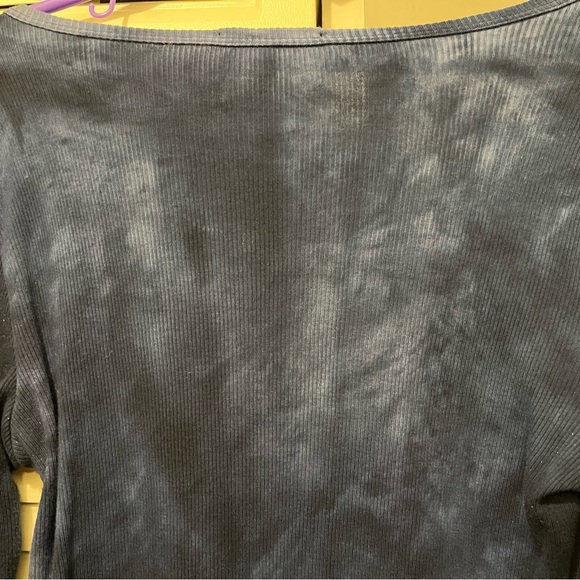 Vintage Suzie Tie-Dye Long-Sleeve Thermal Top, Size XL - Picture 4 of 6